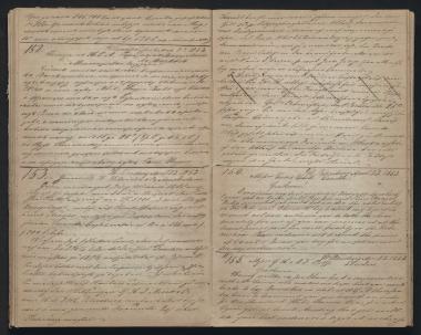 Copy of letter by Schliemann, Heinrich to Wulff, G. H.  and Wulff, I. F.  1853