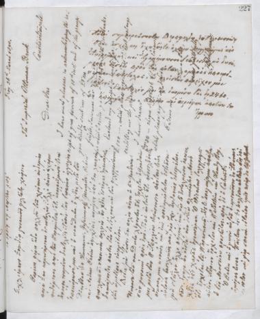 Copy of letter by Schliemann, Heinrich to Σλήμαν, Σοφία, 1890