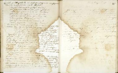 Copy of letter by Schliemann, Heinrich to unknown receiver, 1864