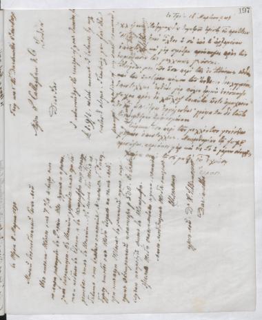 Copy of letter by Schliemann, Heinrich to Callaghan, William & Co. 1890