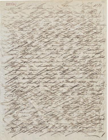 Letter sent by Schröder, Henry J. to Schliemann, Heinrich, 1850