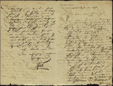 Letter sent by Rust, Wilhelm to Schliemann, Heinrich, 1878