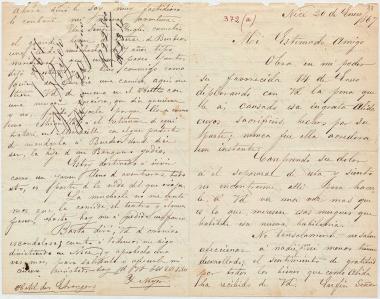 Letter sent by Neyer, Y. to Schliemann, Heinrich, 1867