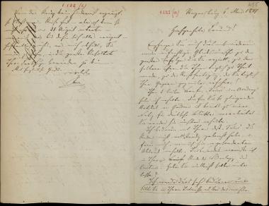 Letter sent by Schels, August to Schliemann, Heinrich, 1877