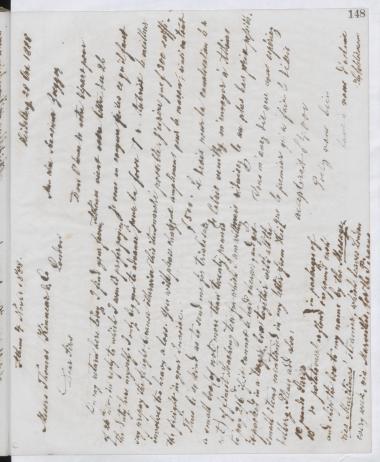 Copy of letter by Schliemann, Heinrich to Zoegger, Aloyse, 1888