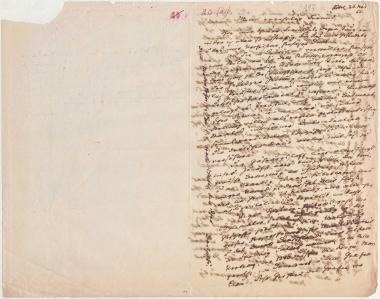 Letter sent by by unknown sender to Schliemann, Heinrich, 1866