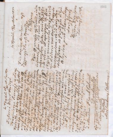 Copy of letter by Schliemann, Heinrich to Εθνική Τράπεζα της Ελλάδος, 1872