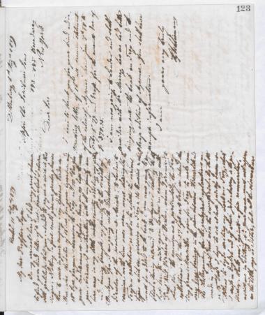 Copy of letter by Schliemann, Heinrich to Sayce, Archibald Henry, 1879