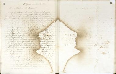 Copy of letter by Schliemann, Heinrich to Zellweger, U. & Co. 1864