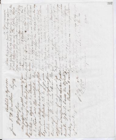 Copy of letter by Schliemann, Heinrich to Sanders, Daniel, 1881