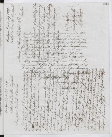 Copy of letter by Schliemann, Heinrich to Virchow, Rudolf, 1889