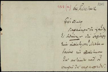 Letter sent by Γεννάδιος, Ιωάννης to Schliemann, Heinrich, 1877