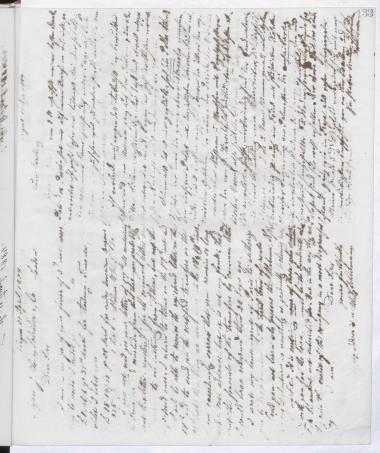 Copy of letter by Schliemann, Heinrich to Radowitz, Joseph Maria, 1884