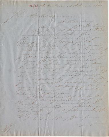 Letter sent by Hoyack, L. & Co. to Schliemann, Heinrich, 1863
