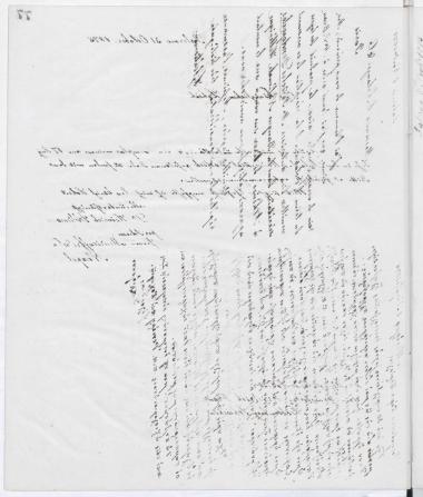 Copy of letter by Schliemann, Heinrich to ?, Friedrich Franz, 1875
