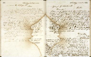 Copy of letter by Schliemann, Heinrich to Schröder, Henry J. & Co. 1864