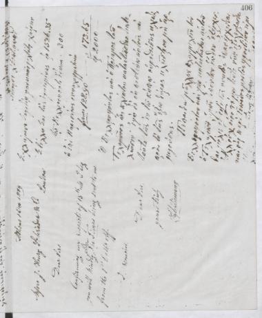 Copy of letter by Schliemann, Heinrich to Σλήμαν, Σοφία, 1889