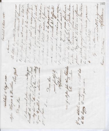 Copy of letter by Schliemann, Heinrich to Harper & Bros. 1881