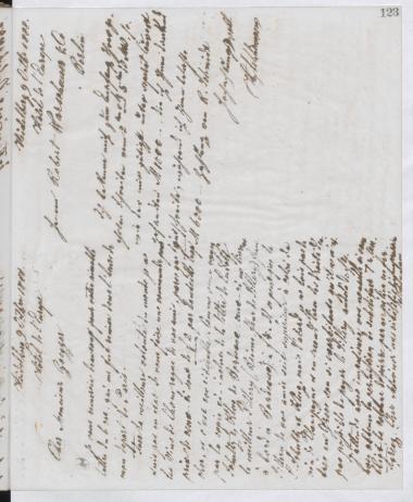 Copy of letter by Schliemann, Heinrich to Zoegger, Aloyse, 1888