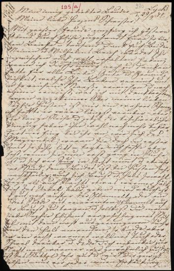 Letter sent by [Kühse], Wilhelmine to Schliemann, Heinrich, 1871