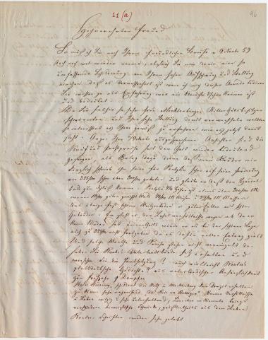 Letter sent by Bahlmann, J. H. to Schliemann, Heinrich, 1861