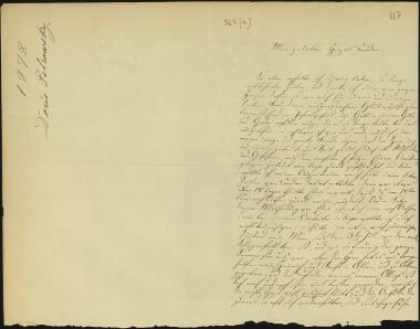 Letter sent by Petrowsky, Doris to Schliemann, Heinrich, 1878