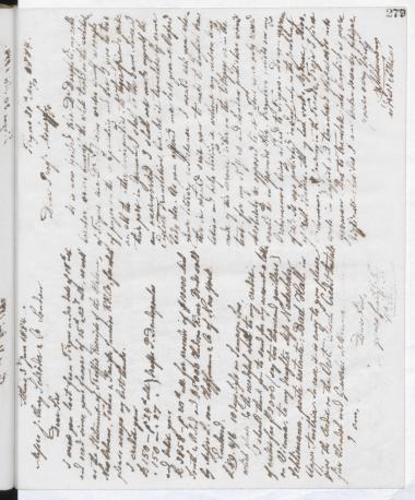 Copy of letter by Schliemann, Heinrich to Mahaffy, John Pentland, 1884