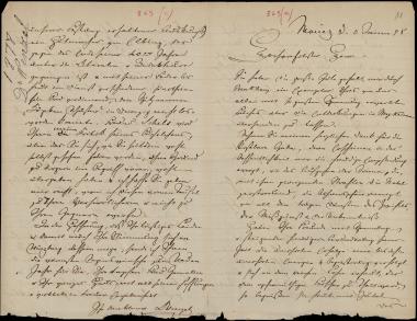 Letter sent by Wenzel, ? to Schliemann, Heinrich, 1878