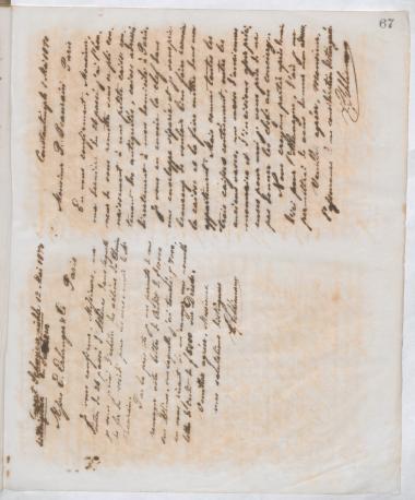 Copy of letter by Schliemann, Heinrich to Erlanger, Émile & Cie. 1870