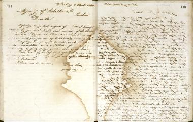 Copy of letter by Schliemann, Heinrich to Fehleisen, Konstantin Karlovich, 1864