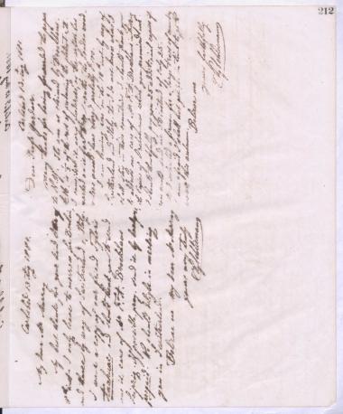 Copy of letter by Schliemann, Heinrich to Gardner, Percy, 1881