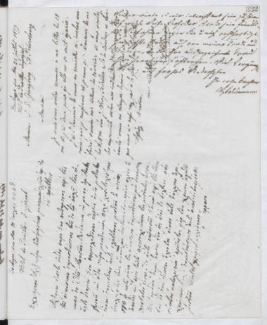 Copy of letter by Schliemann, Heinrich to Günzburg, J. E. 1889