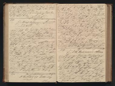 Copy of letter by Schliemann, Heinrich to Voelkel, F. 1854