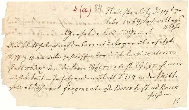 Letter sent by Andres, Carl to Schliemann, Heinrich, 1869