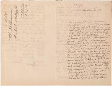 Letter sent by Schliemann, Adolph to Schliemann, Heinrich, 1868