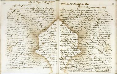 Copy of letter by Schliemann, Heinrich to Gottschalk, A. 1864