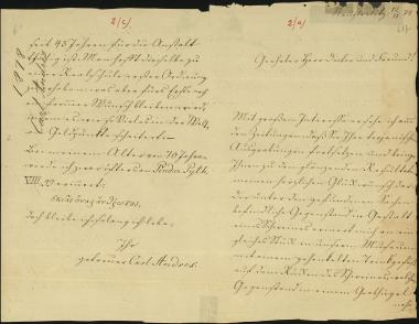 Letter sent by Andres, Carl to Schliemann, Heinrich, 1878