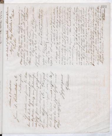 Copy of letter by Schliemann, Heinrich to Schröder, Henry J. & Co. 1871