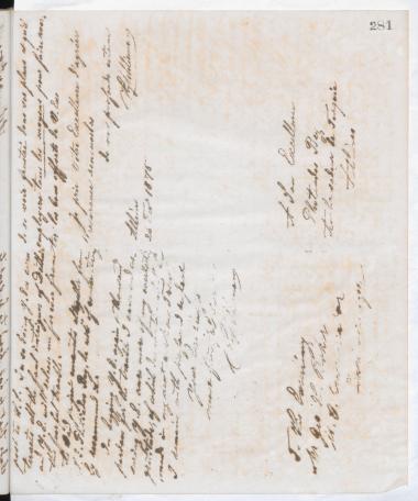 Copy of letter by Schliemann, Heinrich to Φωτιάδης, Ιωάννης, 1875