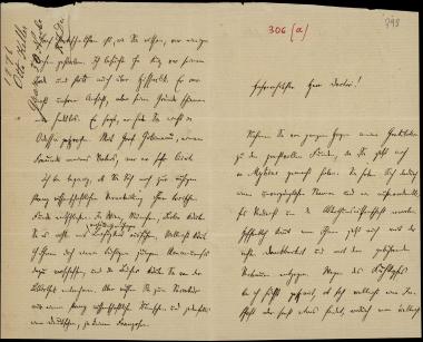 Letter sent by Keller, Otto to Schliemann, Heinrich, 1876