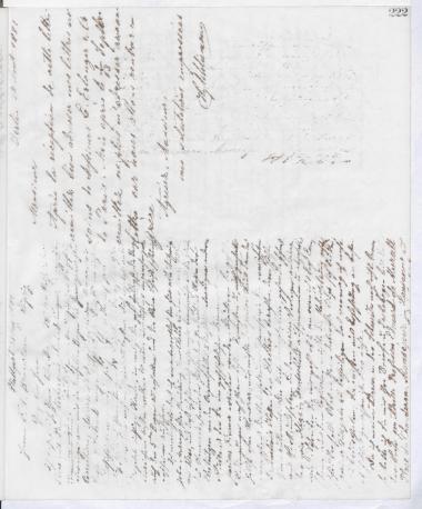 Copy of letter by Schliemann, Heinrich to Brockhaus, Friedrich Arnold, 1881
