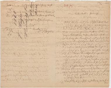 Letter sent by Hager, Friederike to Schliemann, Heinrich, 1868