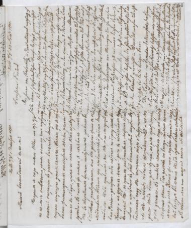 Copy of letter by Schliemann, Heinrich to Virchow, Rudolf, 1890