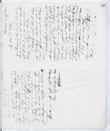 Copy of letter by Schliemann, Heinrich to Schliemann, Sergei Andreyevich, 1875