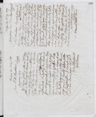 Copy of letter by Schliemann, Heinrich to Dörpfeld, Wilhelm, 1889