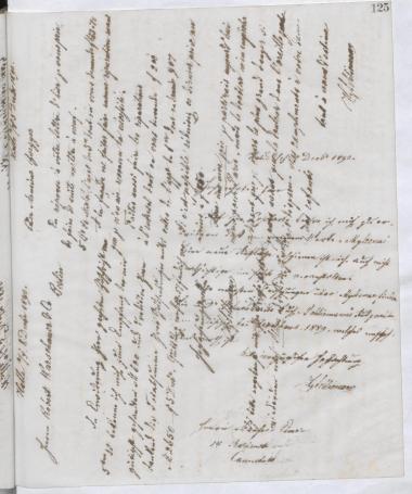 Copy of letter by Schliemann, Heinrich to Zoegger, Aloyse, 1890