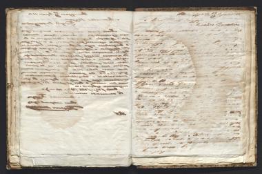 Copy of letter by Schliemann, Heinrich to Malyutin, Mikhail Semyonovich, 1850