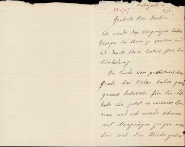 Letter sent by Καββαδίας, Παναγιώτης to Schliemann, Heinrich, 1887