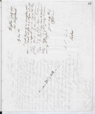 Copy of letter by Schliemann, Heinrich to Franks, Augustus W. 1875