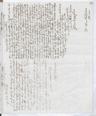 Copy of letter by Schliemann, Heinrich to Φωτιάδης, Ιωάννης, 1883